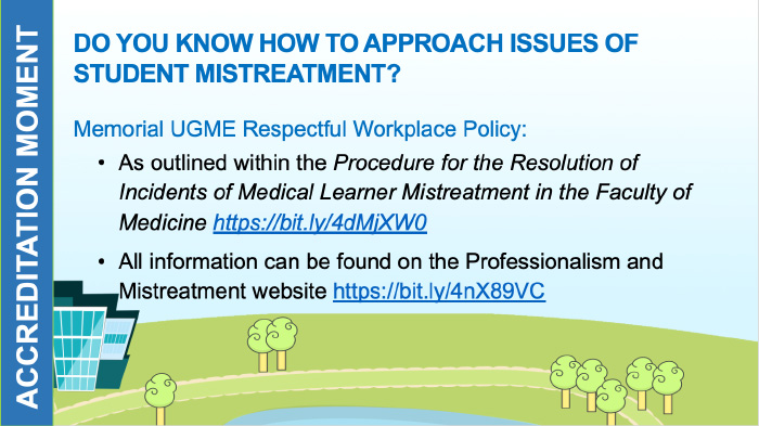Graphic for how to approach student mistreatment issues